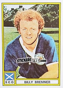 Cromo Billy Bremner (Scotland) - Football France 1975-1976 - Panini