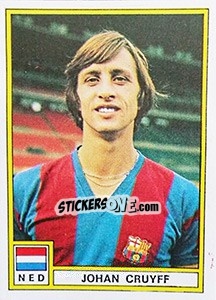 Sticker Johan Cruyff (Holland) - Football France 1975-1976 n. 358 - Panini