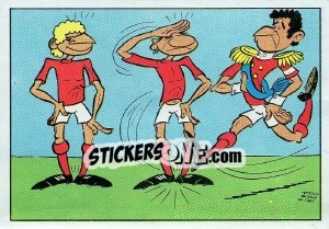 Sticker Le capitaine - Football France 1975-1976 n. 372 - Panini