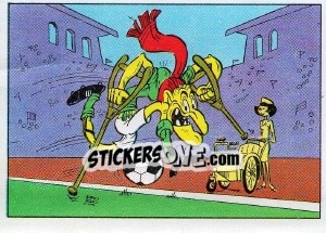 Sticker L'ancien joveur - Football France 1975-1976 n. 374 - Panini