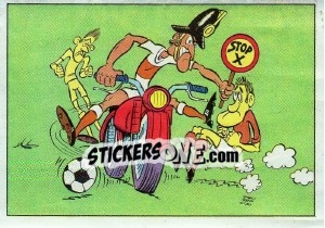 Sticker Le stoppeur - Football France 1975-1976 n. 376 - Panini