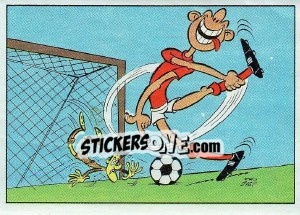 Sticker La feinte - Football France 1975-1976 n. 381 - Panini