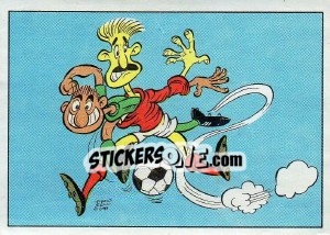 Sticker Le dribble - Football France 1975-1976 n. 382 - Panini
