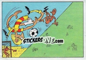 Sticker La discente - Football France 1975-1976 n. 383 - Panini