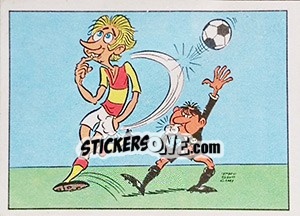 Sticker La main - Football France 1975-1976 - Panini