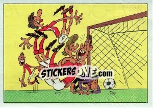 Sticker Le but marque - Football France 1975-1976 n. 397 - Panini