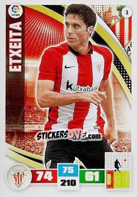 Figurina Etxeita - Liga BBVA 2015-2016. Adrenalyn XL - Panini