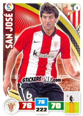 Cromo San José - Liga BBVA 2015-2016. Adrenalyn XL - Panini