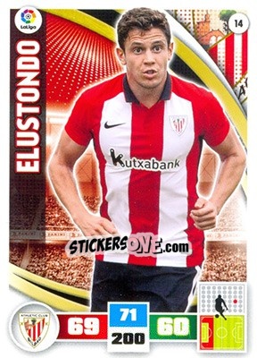 Figurina Elustondo - Liga BBVA 2015-2016. Adrenalyn XL n. 14 - Panini