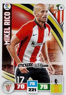 Sticker Mikel Rico - Liga BBVA 2015-2016. Adrenalyn XL n. 15 - Panini