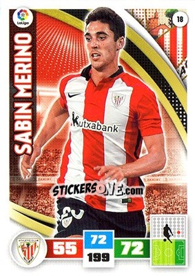 Sticker Sabin Merino - Liga BBVA 2015-2016. Adrenalyn XL n. 18 - Panini