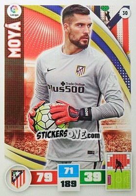 Sticker Moyá - Liga BBVA 2015-2016. Adrenalyn XL - Panini