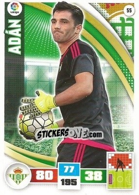 Sticker Adán - Liga BBVA 2015-2016. Adrenalyn XL - Panini