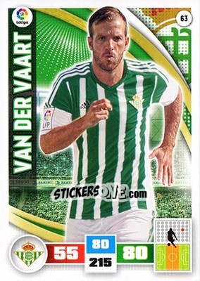 Sticker Van der Vaart - Liga BBVA 2015-2016. Adrenalyn XL - Panini