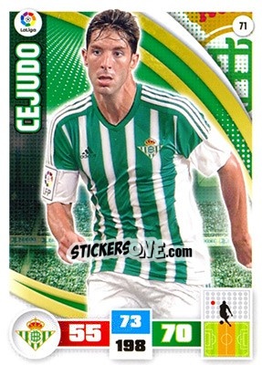 Sticker Cejudo - Liga BBVA 2015-2016. Adrenalyn XL n. 71 - Panini