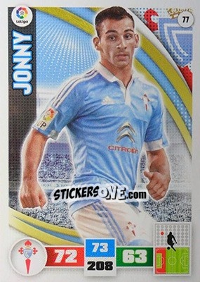 Sticker Jonny - Liga BBVA 2015-2016. Adrenalyn XL n. 77 - Panini