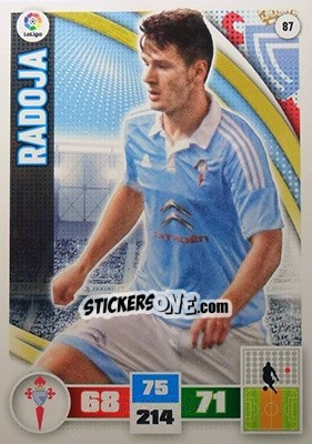 Sticker Radoja - Liga BBVA 2015-2016. Adrenalyn XL n. 87 - Panini