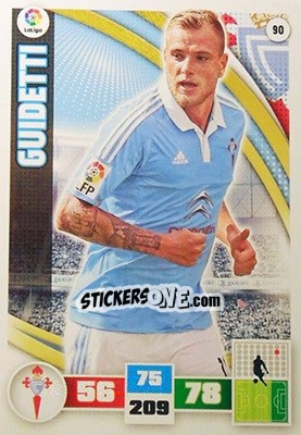 Sticker Guidetti - Liga BBVA 2015-2016. Adrenalyn XL n. 90 - Panini