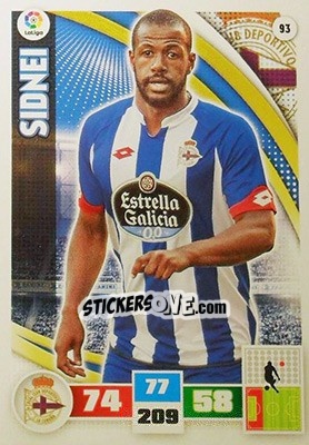 Sticker Sidnei - Liga BBVA 2015-2016. Adrenalyn XL n. 93 - Panini