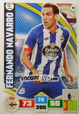 Figurina Fernando Navarro - Liga BBVA 2015-2016. Adrenalyn XL - Panini