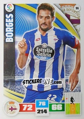 Sticker Borges - Liga BBVA 2015-2016. Adrenalyn XL - Panini