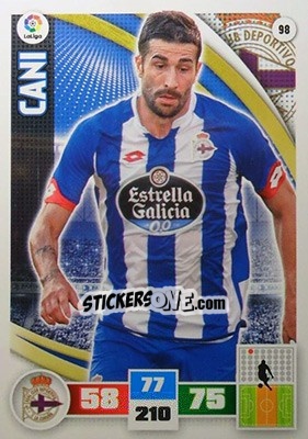 Cromo Cani - Liga BBVA 2015-2016. Adrenalyn XL n. 98 - Panini