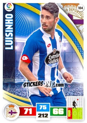 Sticker Luisinho - Liga BBVA 2015-2016. Adrenalyn XL n. 104 - Panini