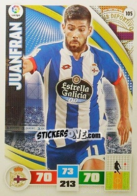 Sticker Juanfran - Liga BBVA 2015-2016. Adrenalyn XL n. 105 - Panini