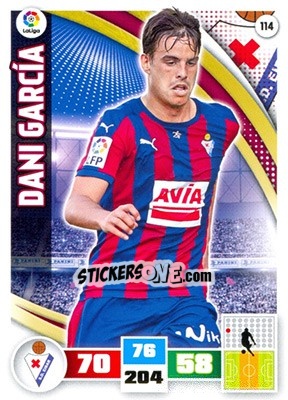 Sticker Dani García - Liga BBVA 2015-2016. Adrenalyn XL n. 114 - Panini