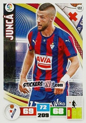 Sticker Juncá - Liga BBVA 2015-2016. Adrenalyn XL n. 122 - Panini
