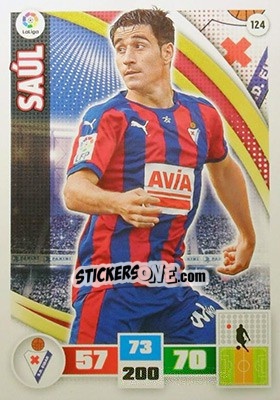 Sticker Saúl - Liga BBVA 2015-2016. Adrenalyn XL n. 124 - Panini