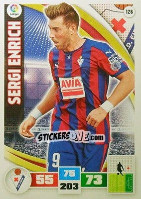 Sticker Sergi Enrich - Liga BBVA 2015-2016. Adrenalyn XL n. 126 - Panini