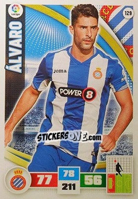 Sticker Álvaro - Liga BBVA 2015-2016. Adrenalyn XL n. 129 - Panini