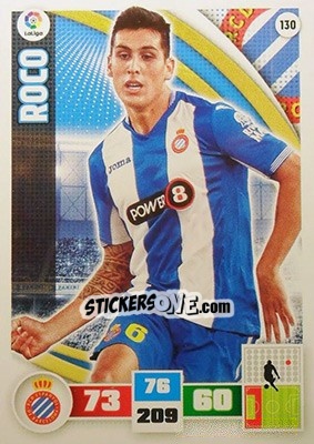 Sticker Roco - Liga BBVA 2015-2016. Adrenalyn XL n. 130 - Panini
