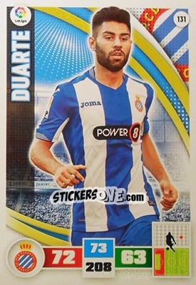 Sticker Duarte - Liga BBVA 2015-2016. Adrenalyn XL n. 131 - Panini