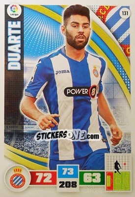 Cromo Duarte - Liga BBVA 2015-2016. Adrenalyn XL - Panini