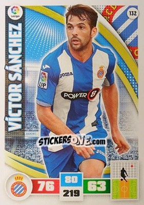 Cromo Víctor Sánchez - Liga BBVA 2015-2016. Adrenalyn XL - Panini