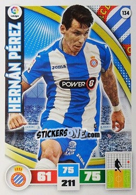 Figurina Hernán Pérez - Liga BBVA 2015-2016. Adrenalyn XL n. 134 - Panini