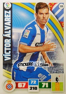 Sticker Víctor Álvarez - Liga BBVA 2015-2016. Adrenalyn XL n. 135 - Panini