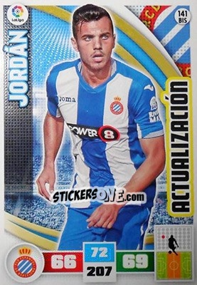 Cromo Jordán - Liga BBVA 2015-2016. Adrenalyn XL n. 141bis - Panini