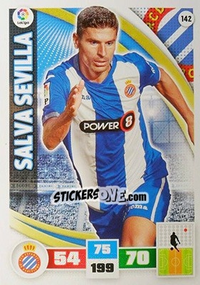 Cromo Salva Sevilla - Liga BBVA 2015-2016. Adrenalyn XL n. 142 - Panini