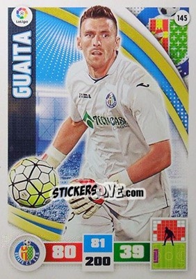 Sticker Guaita - Liga BBVA 2015-2016. Adrenalyn XL n. 145 - Panini