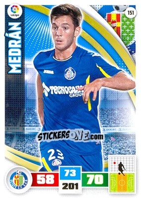 Sticker Medrán - Liga BBVA 2015-2016. Adrenalyn XL n. 151 - Panini