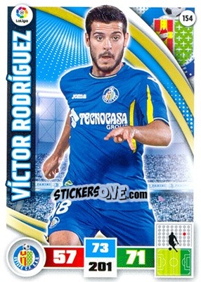 Cromo Víctor Rodríguez - Liga BBVA 2015-2016. Adrenalyn XL - Panini