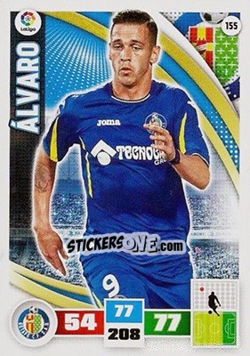 Sticker Álvaro - Liga BBVA 2015-2016. Adrenalyn XL n. 155 - Panini