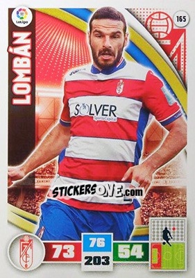 Sticker Lomban - Liga BBVA 2015-2016. Adrenalyn XL n. 165 - Panini