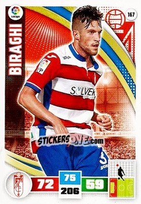 Sticker Biraghi - Liga BBVA 2015-2016. Adrenalyn XL n. 167 - Panini