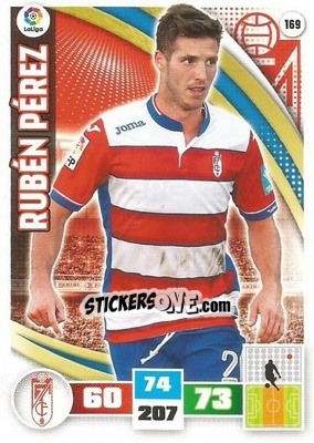 Sticker Rubén Pérez - Liga BBVA 2015-2016. Adrenalyn XL n. 169 - Panini