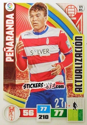 Sticker Peñaranda - Liga BBVA 2015-2016. Adrenalyn XL n. 171bis - Panini