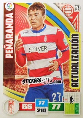 Cromo Peñaranda - Liga BBVA 2015-2016. Adrenalyn XL - Panini